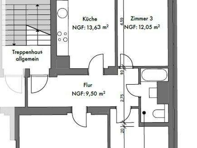 Kapitalanlage im Herzen von Erfurt Vermietet 3 Zimmerwohnung in der Johannesvorstadt