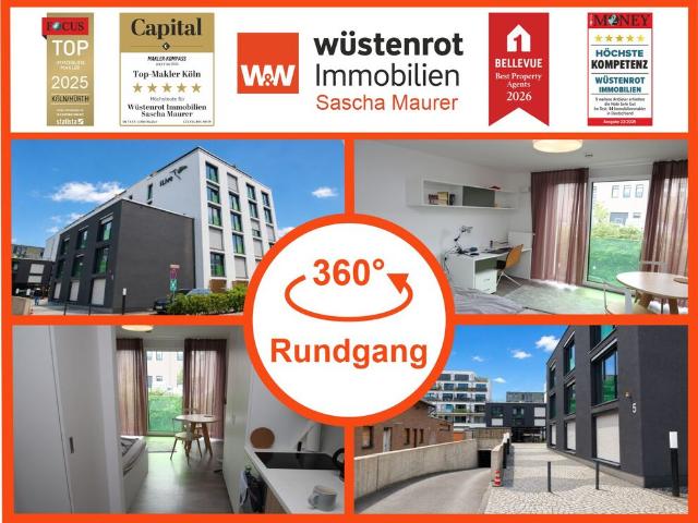 Kapitalanlage in Aachen: Vollmöbliertes Studentenappartement mit stabilem Vermietungskonzept
