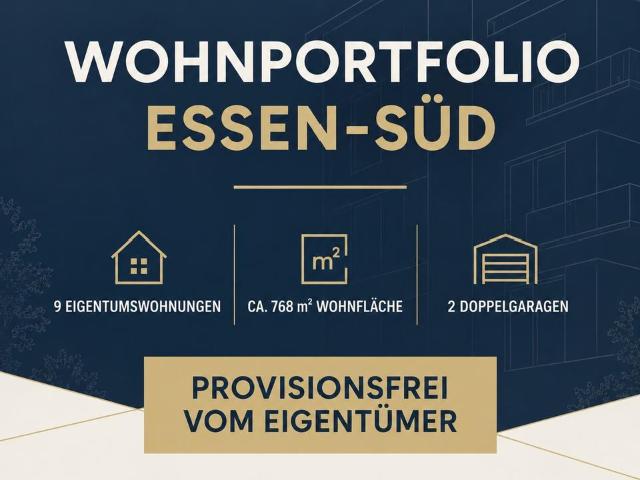 Kapitalanlage: 9 Wohnungen mit Garagen in Essen Kupferdreh