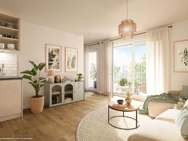 Kapitalanleger aufgepasst – 1,5 Zimmer Neubauwohnung mit Einbauküche