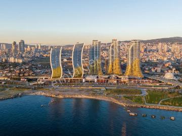 Kartal İstmarina 3.5+1 Özel Dekorasyon Boş Deniz Manzaralı
