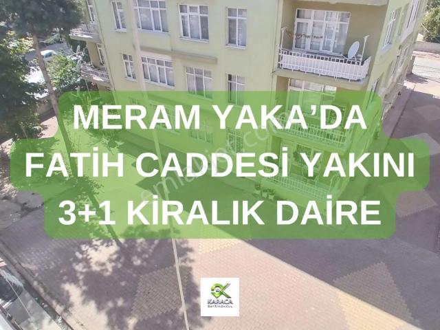 Karaca'dan Meram Yaka'da 3+1 Bakımlı Kiralık Daire