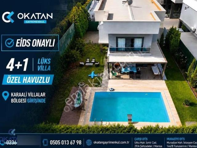 Karaali Villar Bölgesi Girişinde 4+1 Geniş Bahçeli Lüks Villa