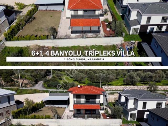 Karaburun Mimozada Merkezi Konumda 6+1 Yazlık Müstakil Villa