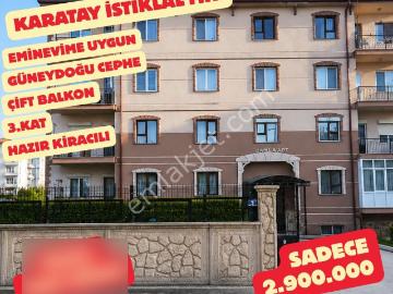 Karatay İstiklalde Cazip Fiyata Satılık Kat Mülkiyetli Daire