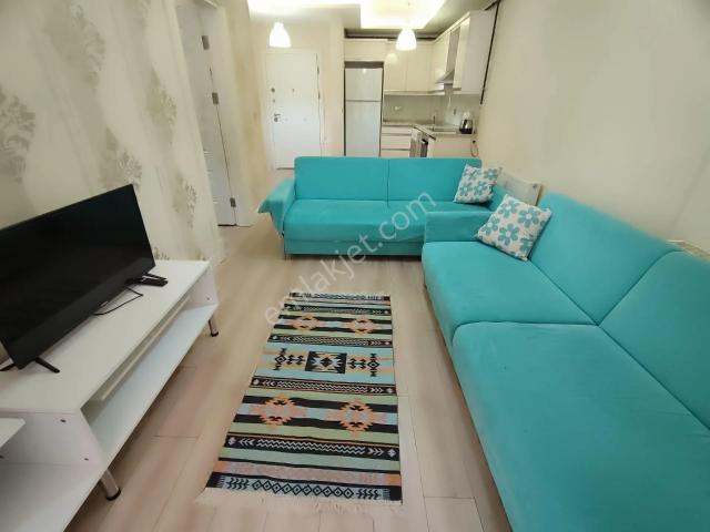 Kardeşten Eşyalı Kiralık Akçay Altınkumda Site İçi Doğalgazlı Lüks 1+1 Daire