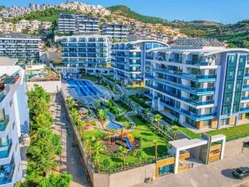 Kargıcak Eco Blue Sitesinde Deniz Manzaralı Satılık 3+1 Daire