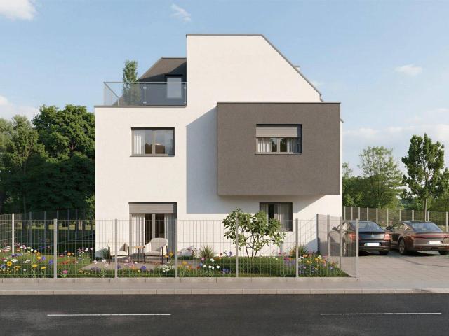 KARL BENZ WEG! OPTIMALE SÜD WEST AUSRICHTUNG. 200 m² NFL. 6 Zimmer. 98 m² GARTEN! PREMIUM ZIEGELHAUS MIT KELLER. PROVISIONSFREI für den Käufer