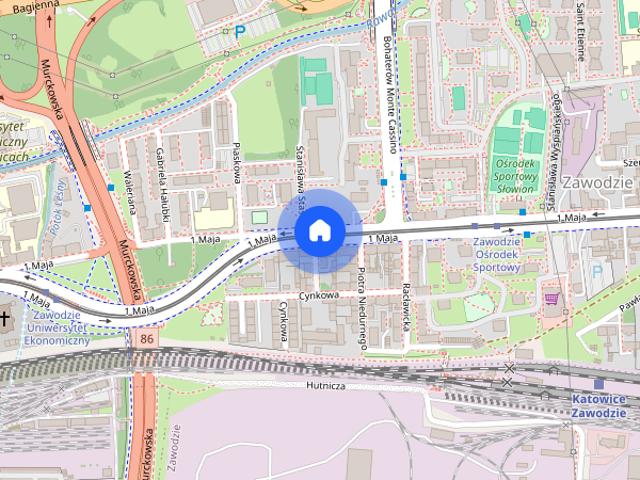 Katowice | ul. 1 Maja | 2 pokoje | 65 m² | Po remoncie | Blisko UE