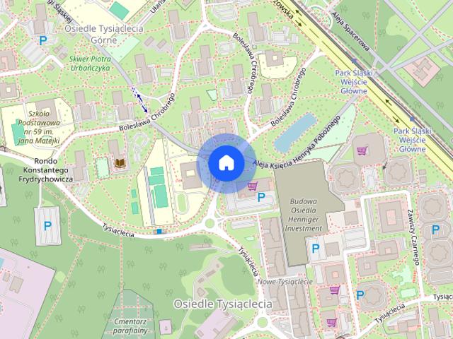 Katowice Kawalerka 37m2 oś. Tysiąclecia Bez pośrednika