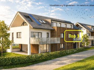 KAUF SALZBURG STADT: NEUBAU Anfang Moosstraße HASLBERGERWEG 31: 80 m² 3 Zimmer Wohnung mit 17 m² Südbalkon Top W 3 im 1. OG