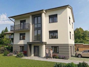 KAUFEN STATT MIETEN ERSTBEZUG: Moderne 2 Zimmer Wohnung mit Gartenanteil und Parkplatz Eigentum provisionsfrei