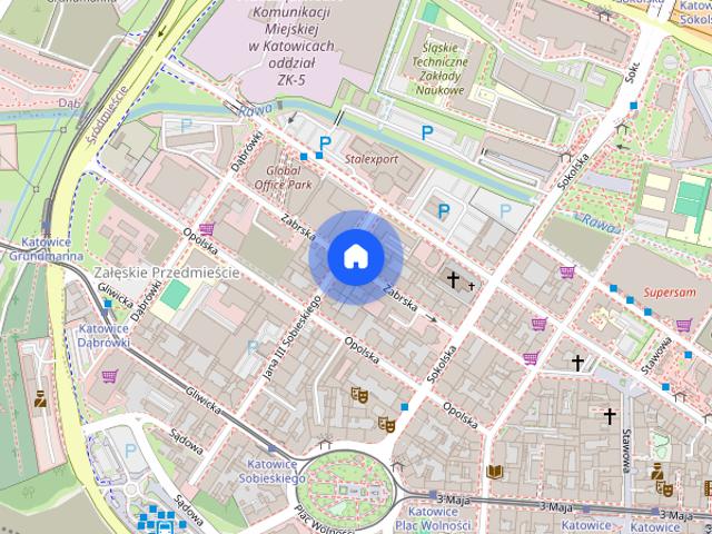 Kawalerka 20 m² | Centrum Katowic | Zabrska