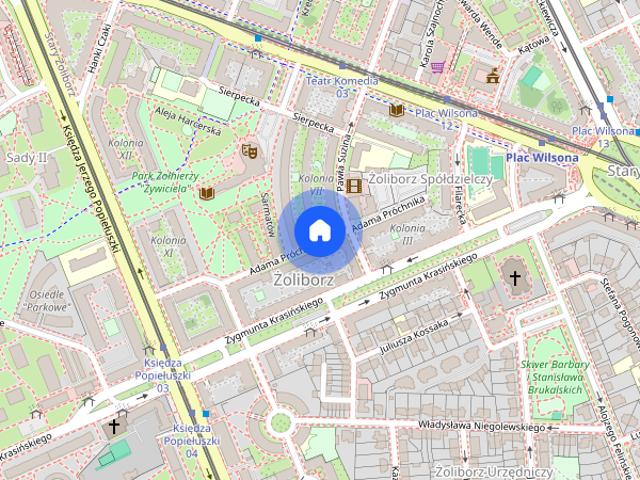 Kawalerka 32 m² na Starym Żoliborzu | M1 Plac Wilsona | Tereny Zielone