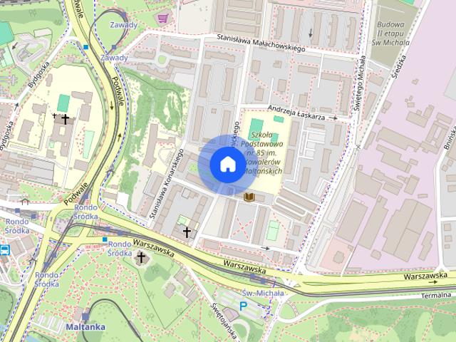 Kawalerka 36,44m2 mega duzy pokoj łazienka kuchnia balkon