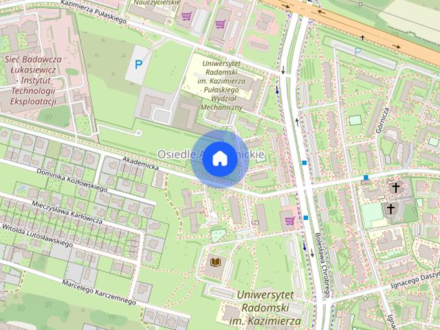 Kawalerka 36 m² na wynajem – Radom, ul. Rapackiego 7A, Os. Akademickie