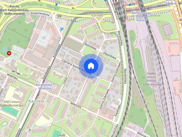 Kawalerka 36 m, przy dworcu Łódź Kaliska, blisko Centrum, Politechniki