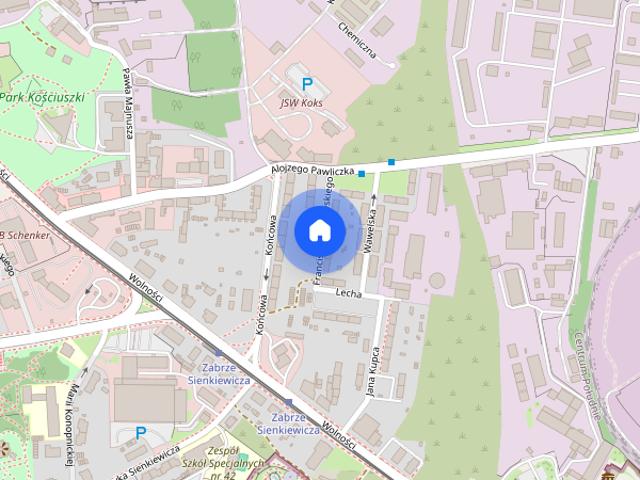 Kawalerka 38m2 z nowoczesną kuchnią | Zabrze Morawskiego
