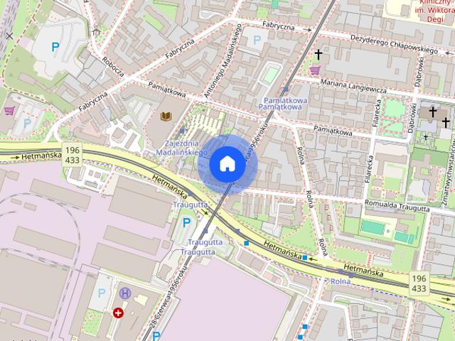 Kawalerka dla studentów cicha, b. dobra komunikacja, monitoring