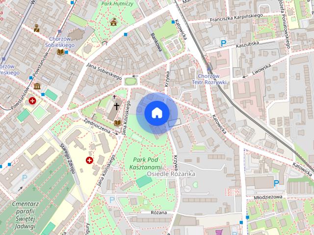 Kawalerka obok Parku Róż w Chorzowie ul. Krzywa 21/13