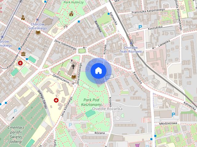 Kawalerka obok Parku Róż w Chorzowie ul. Krzywa 21/13