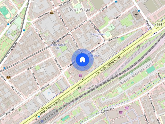 Kawalerka na 2 miesiące k/Metro Wileńska