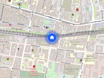 Kozielska, Śródmieście, Katowice, Województwo śląskie
