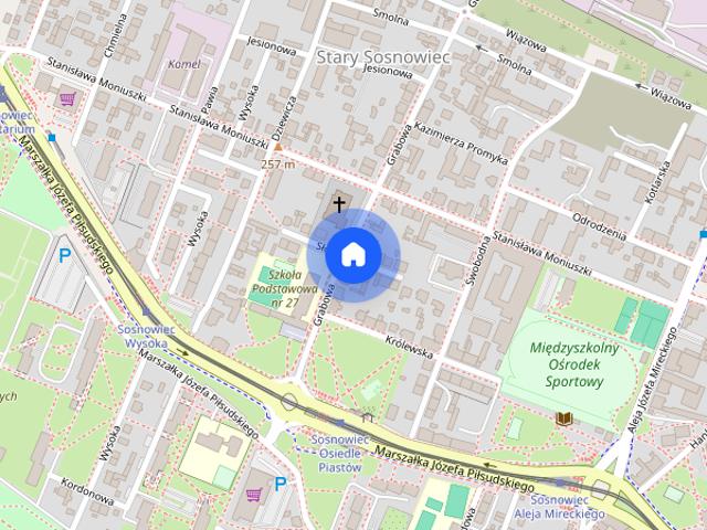 Kawalerka na wynajem centrum Sosnowca studenci tylko