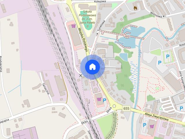 Kawalerka na wynajem Olecko, ul. Kolejowa 20