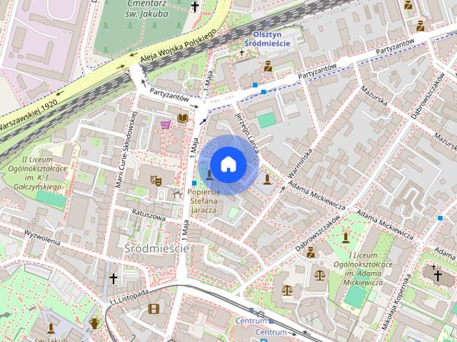 Kawalerka STUDIO Premium w Centrum, blisko UWM, Kortowa, Podgrodzie