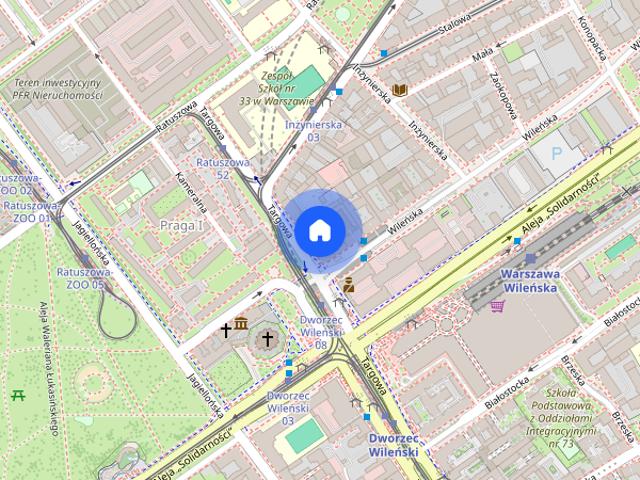 Kawalerka przy metrze Dworzec Wileński 82 m, ul. Targowa 76/U3, 681