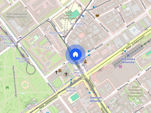 Kawalerka przy metrze Dworzec Wileński 82 m, ul. Targowa 76/U3, 695