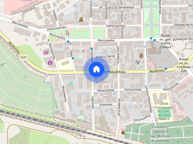 Kawalerka w centrum miasta ul. Modlińska