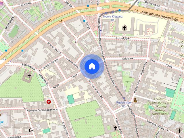 Kawalerka w centrum Krakowa bez prowizji–Studio in City Center No Fee