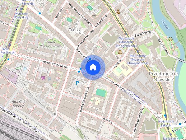 Kawalerka w centrum ul.Świstackiego boczna Kościuszki