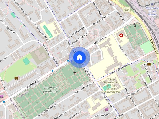 Kawalerka w spokojnej okolicy