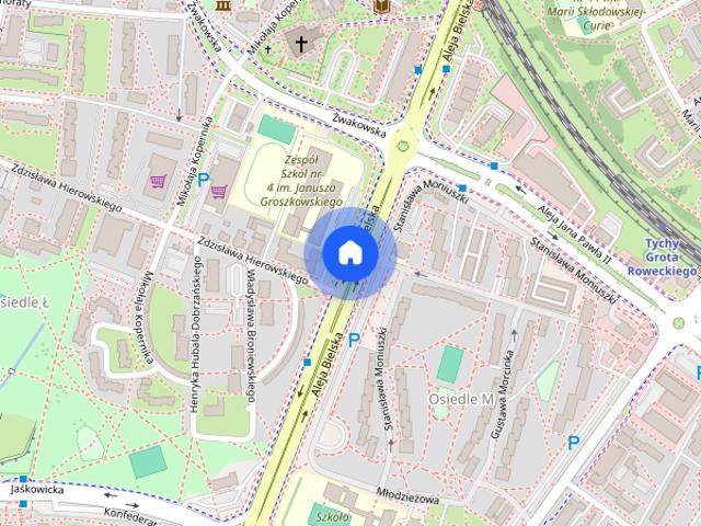 Kawalerka z balkonem 4Pory Roku parking/klucz około 2200 zł