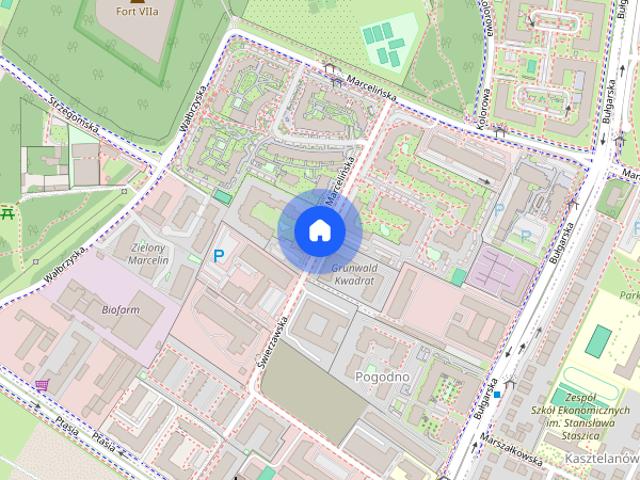 Kawalerka z balkonem Grunwald ul. Świerzawska