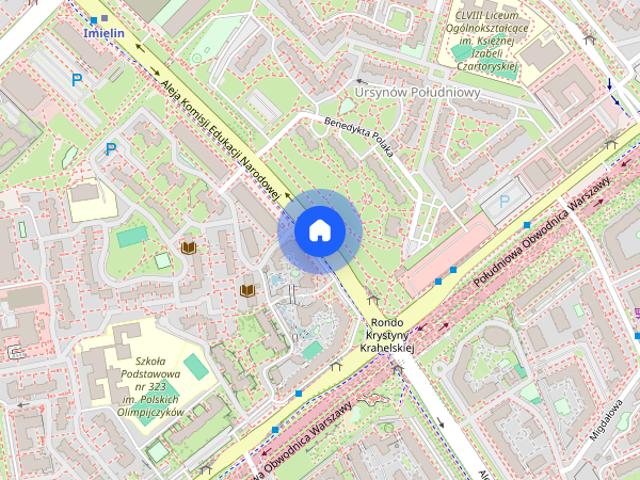 Kawalerka z balkonem na Ursynowie ul KEN przy metrze Natolin