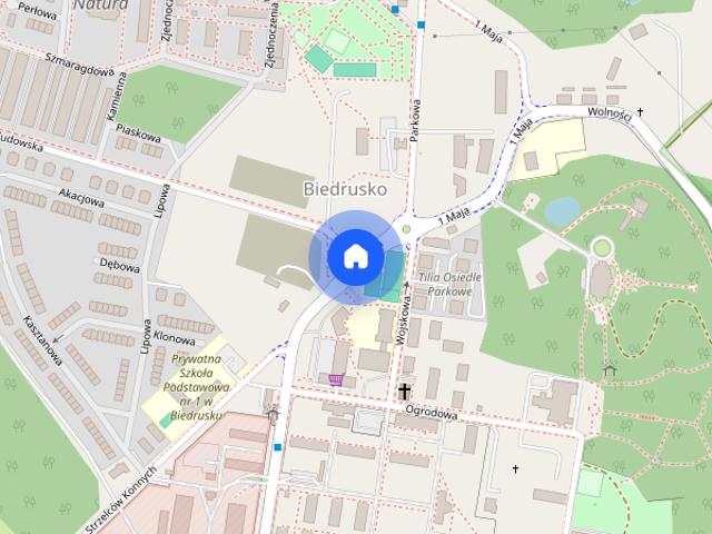 Kawalerka z dużym balkonem, Biedrusko, najem okazjonalny