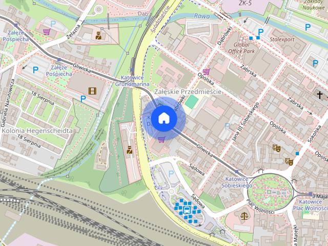 KAWALERKI DO WYNAJECIA, UL. GLIWICKA 24A, KATOWICE