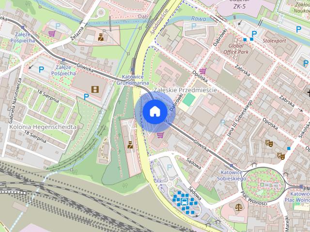 KAWALERKI DO WYNAJECIA, UL. GLIWICKA 24A, KATOWICE