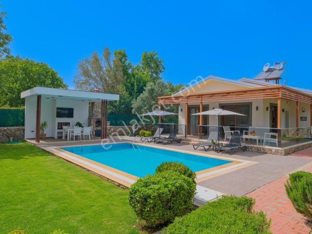 Kayaköy'de Uzun Dönem Kiralık Villa ısıtmalı Havuz