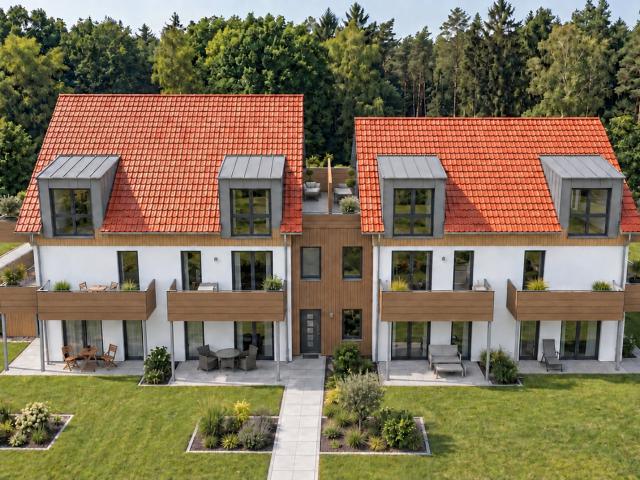 Kempten Rothkreuz | Neubauprojekt in Massivholzbauweise EH40 | 2 Zimmer DG Wohnung mit Balkon