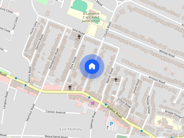 Kent Road, East Molesey, Surrey, KT8
