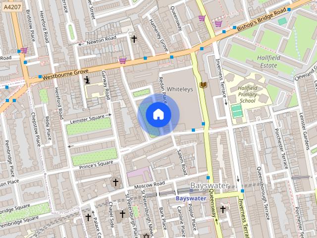 Kensington Gardens Square, London, UK, W2