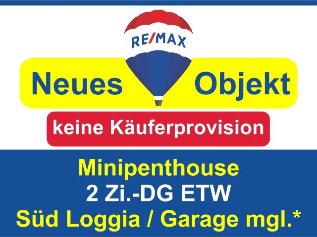 Keine Käuferprovision! 2 Zi. DG ETW Penthouse Feeling m. Weitblick! Kaufen Sie ab € 475, mtl.