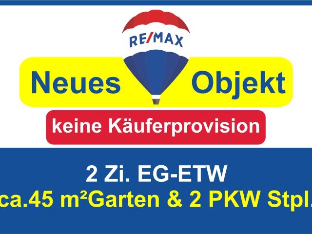 Keine Käuferprovision! Kaufen Sie ab € 427, mtl.*/ 2 Zi. EG ETW m. Gartenanteil & Süd Ausrichtung!