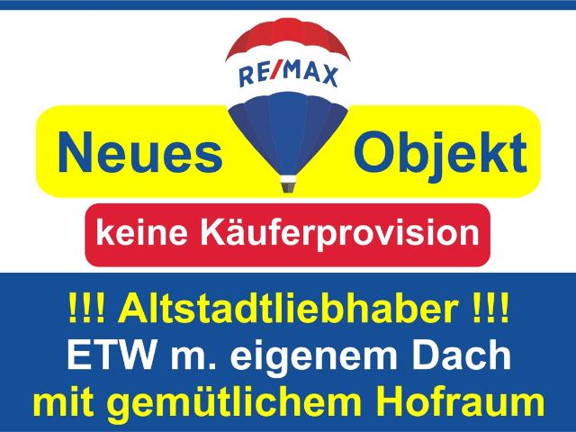 Keine Käuferprovision! Kaufen Sie ab € 350, mtl.*/Altstadtliebhaber aufgepasst! 4 Zi ETW & Hofraum!