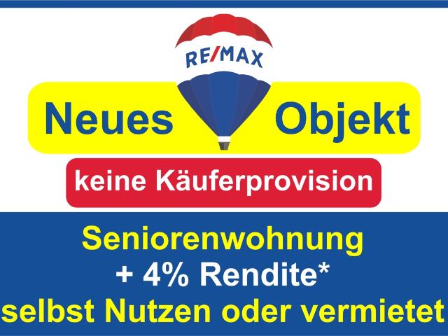 Keine Käuferprovision! Seniorenwohnung! oder Rendite + 4 %*! Kapitalanlage ! Immer vermietet!